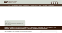 Desktop Screenshot of monumentbuilders.org